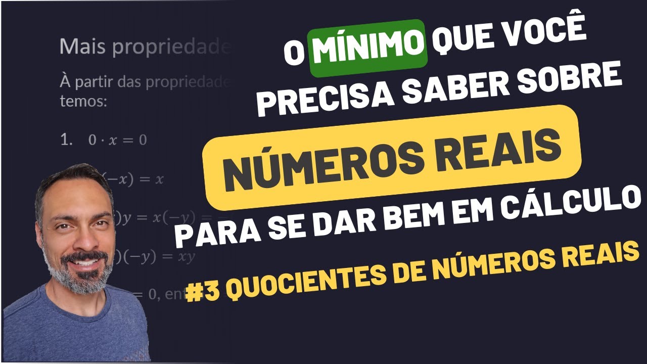 Aula#3 | Quociente de Números Reais