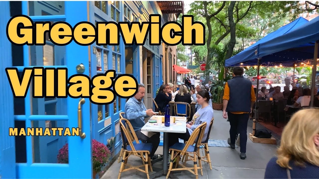 [4K]🇺🇸Greenwich Village, Manhattan, NYC/Walking MacDougal St via Sullivan St /OCT. 2020