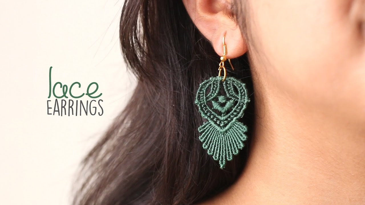 DIY: Lace Earrings