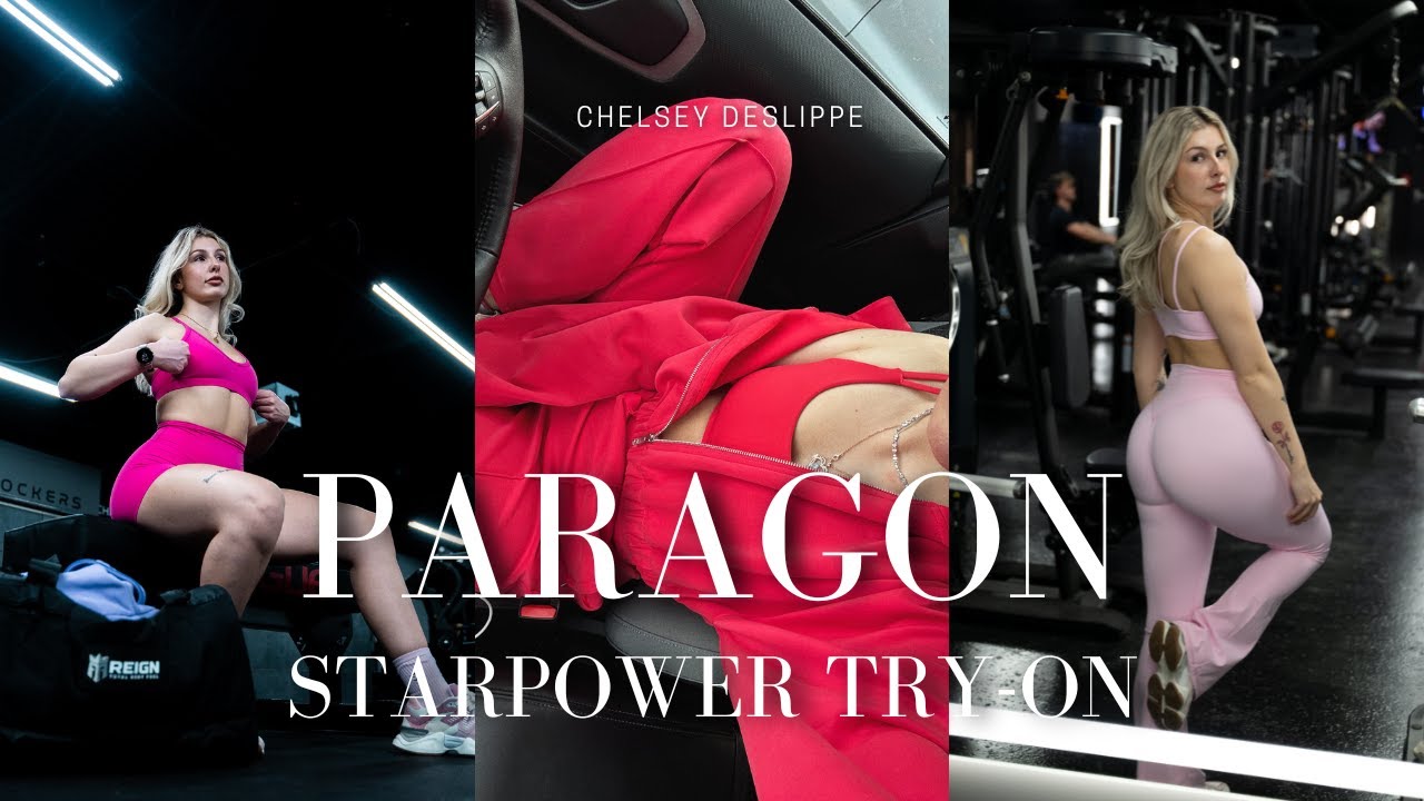 PARAGON FITWEAR 'STARPOWER COLLECTION' TRY ON HAUL || SQUAT PROOF? || PROS N CONS#tryon #activewear