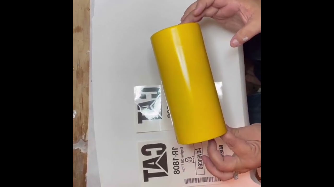How to decorate a tumbler using temporary tattoo paper and epoxy printed on a CRIO 8432 WT printer