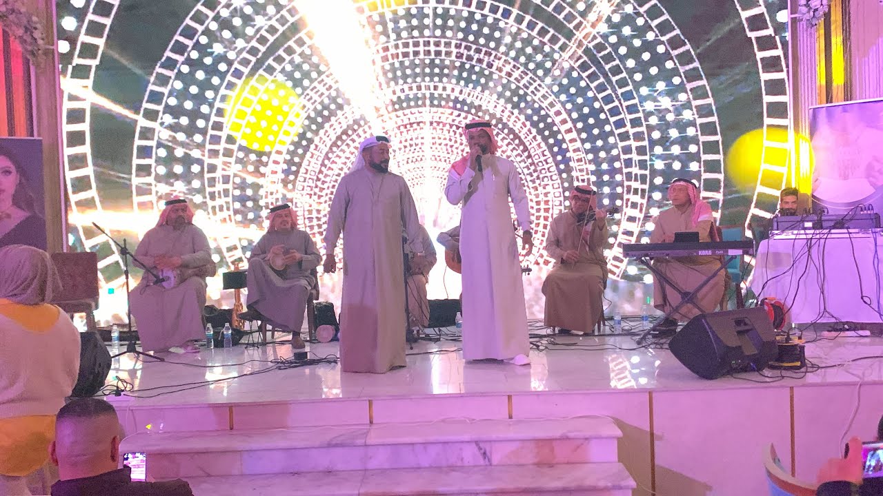 مشاركة فرقه الخشابة البصرية في نادي الصيد الفنان واثق الاديب