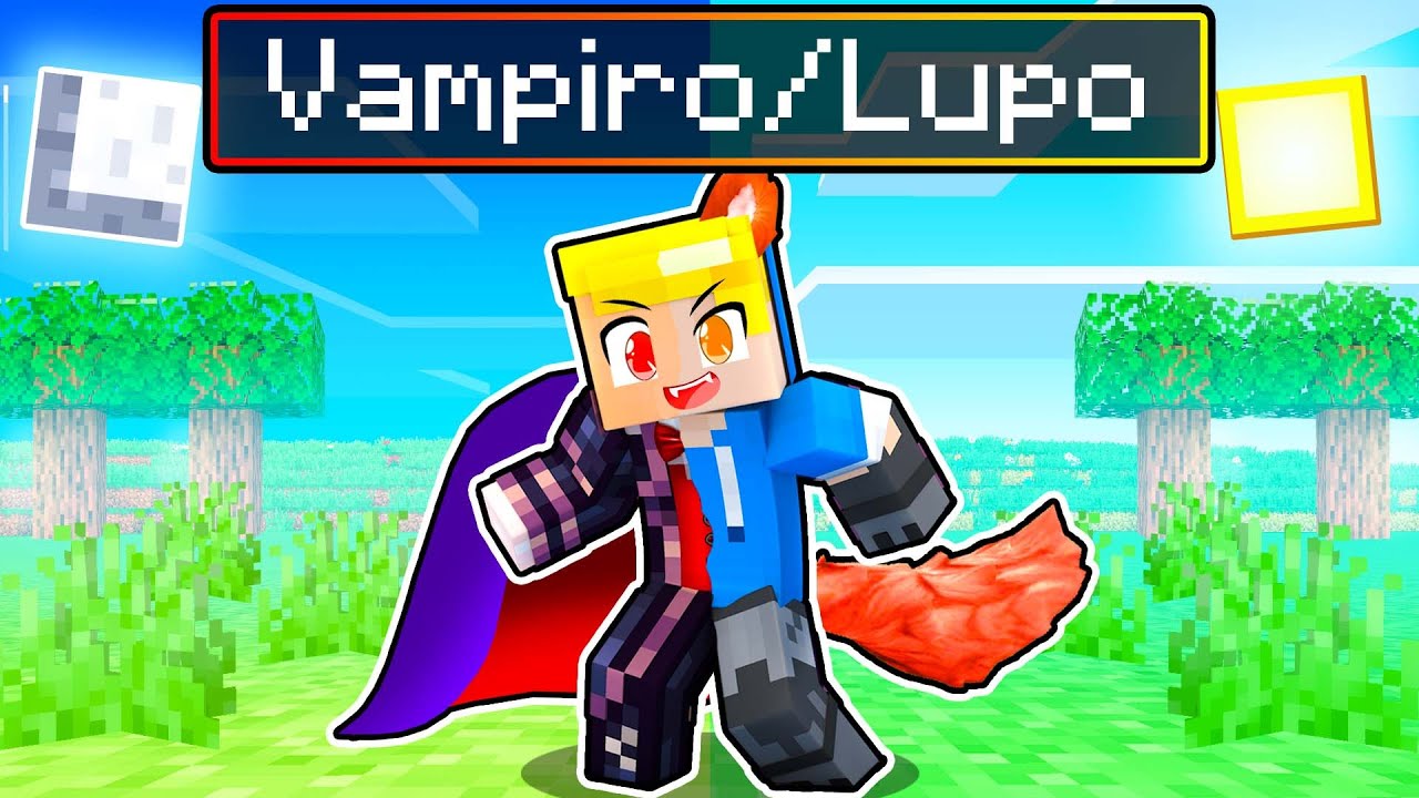 DIVENTO METÀ LUPO MANNARO METÀ VAMPIRO! - Minecraft ITA