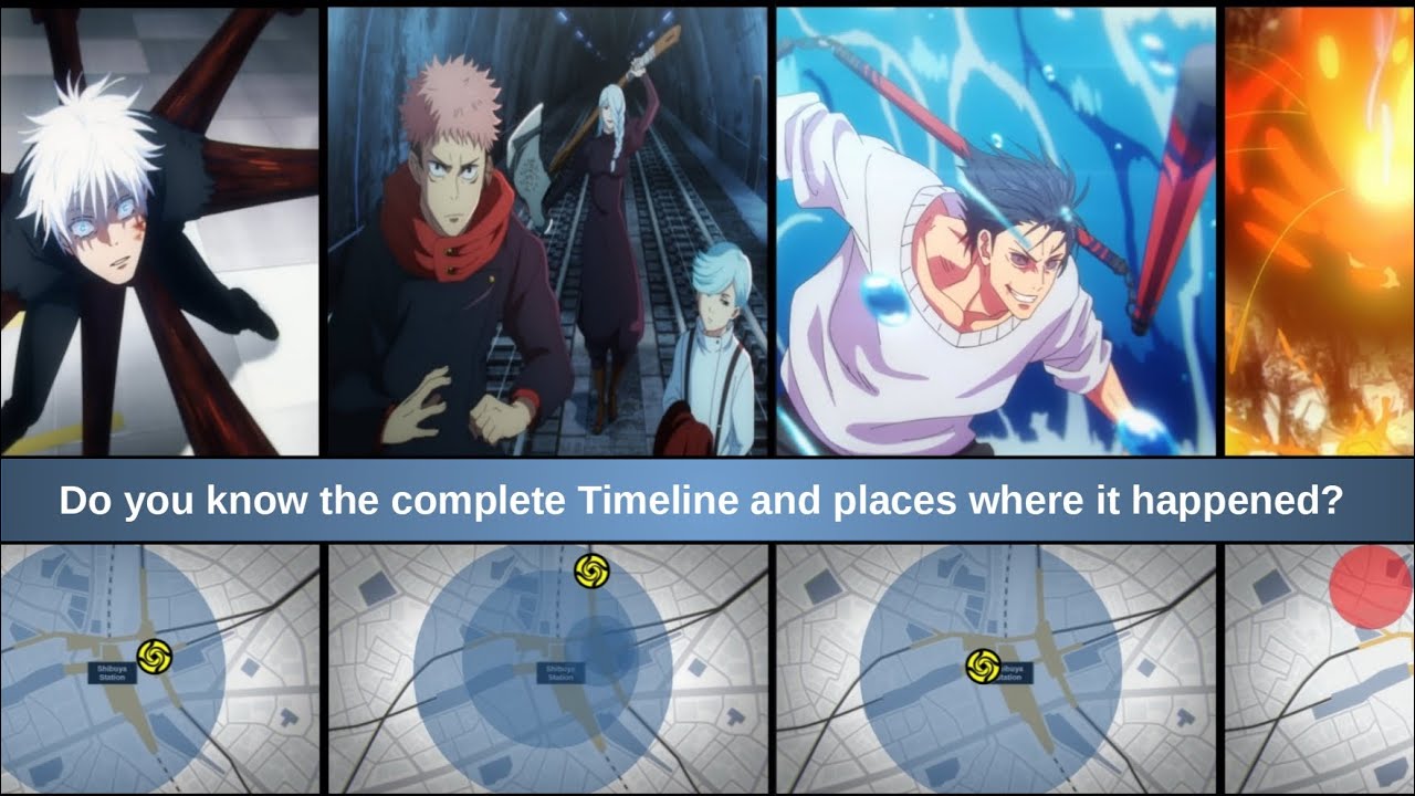 SHIBUYA STORY TIMELINE EXPLAINED - JUJUTSU KAISEN