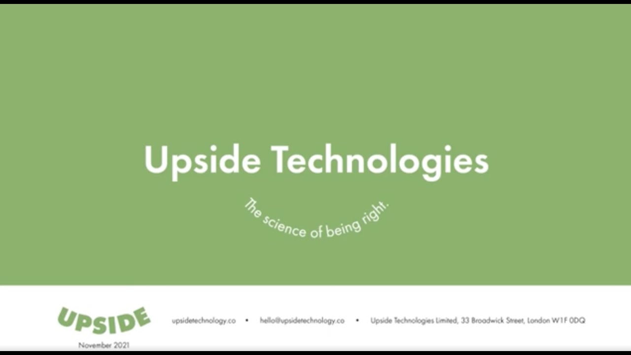 Investing 101: Upside Technology