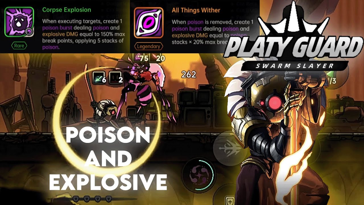FULL BUILD Poison and Explosive Build on Blade is so FUN! - PlatyGuard Swarm Slayer 1.0.2
