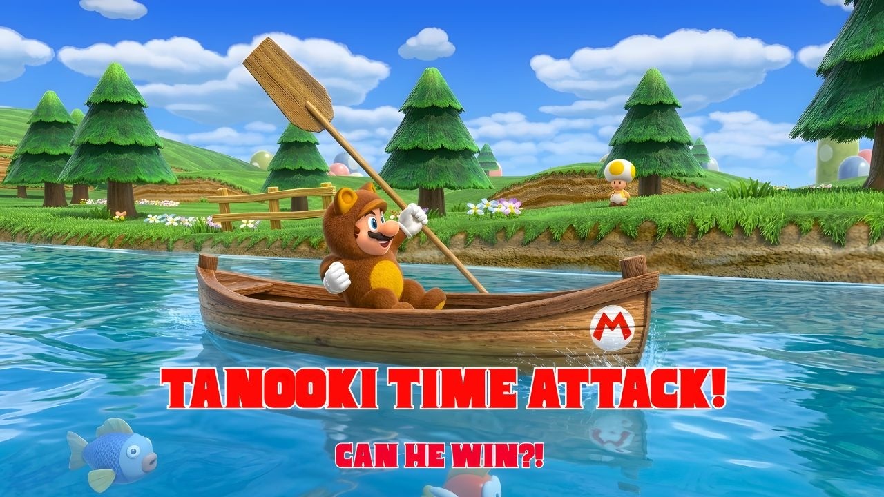 Can Tanooki Mario Beat the Clock?! Mario Party 9 Time Attack