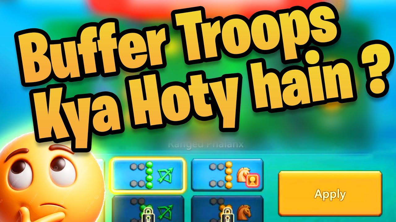 Buffer troops se manipulation kese karen ? | Lords Mobile Hindi