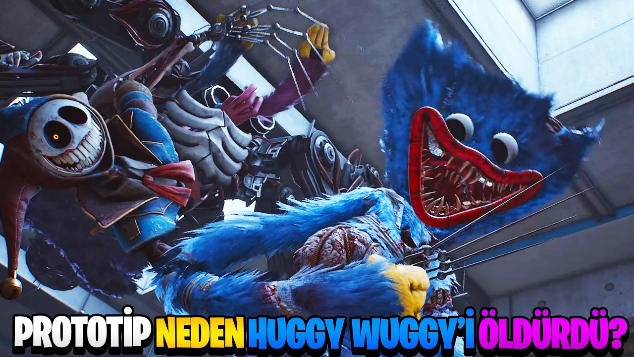 Prototip Neden Huggy Wuggy ve Oyuncuyu Öldürdü? Poppy Playtime Chapter 5 Teori ve Gizemleri