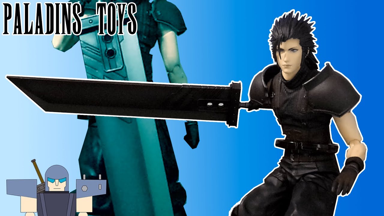 Crisis Core Reunion Play Arts Kai Zack Fair Soldier 1st Class Review | Paladin's Toys