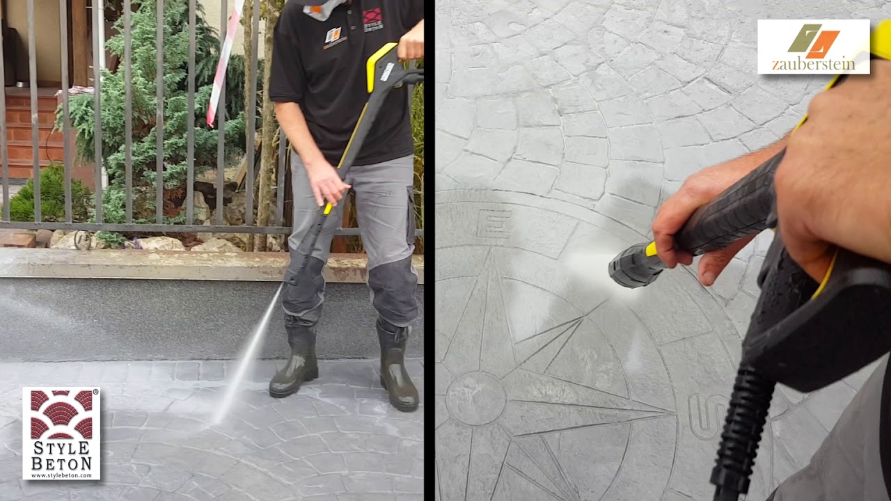 Stamped Concrete in Hungary - nyomott beton felület