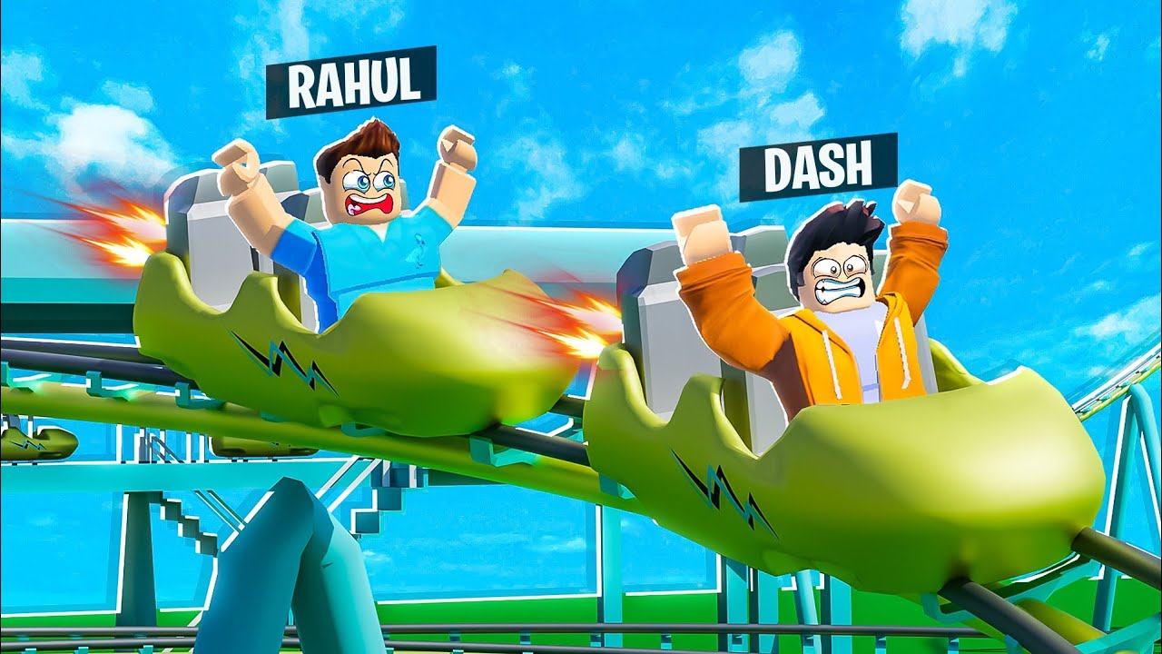 Building A $1,00,000 THEME PARK In ROBLOX.....