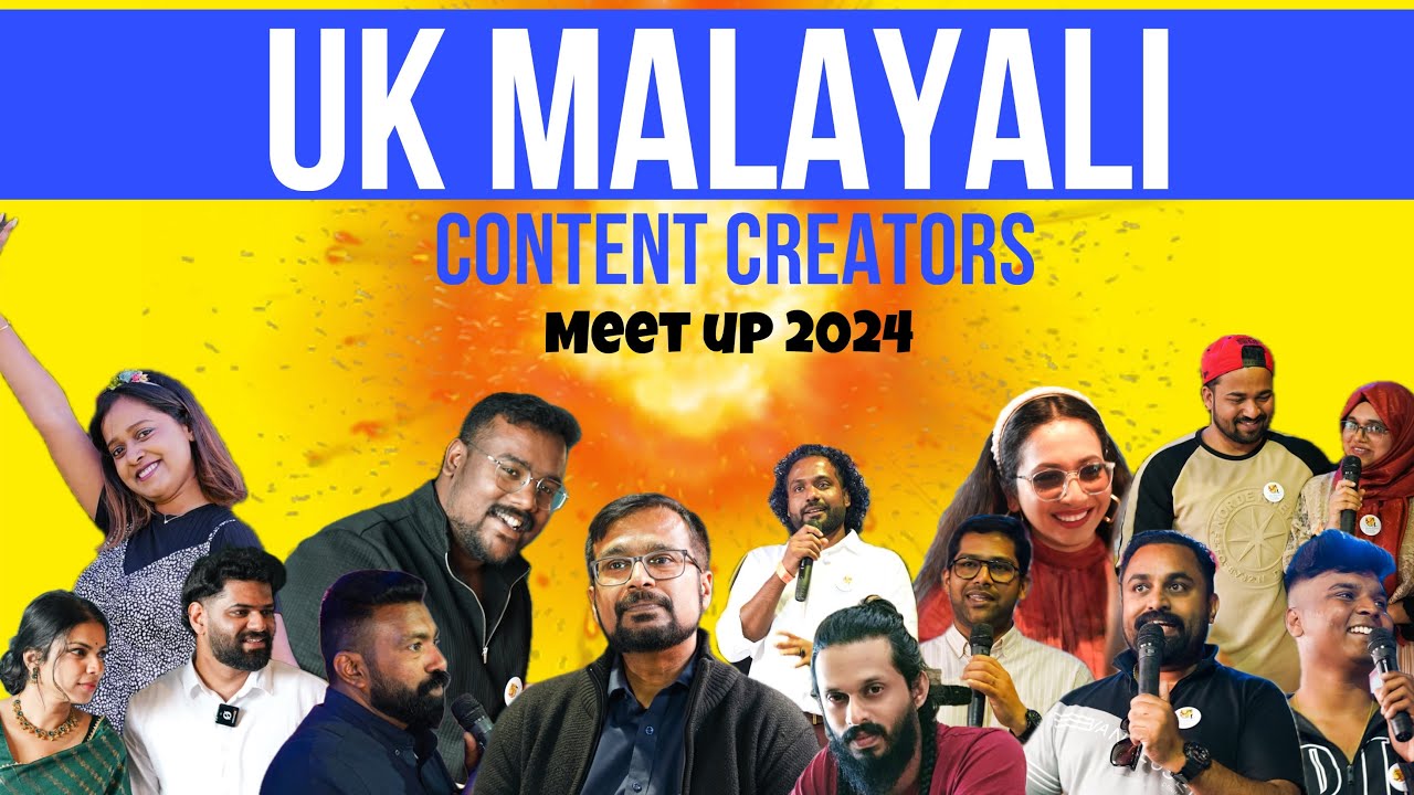 UK malayalam content creators meetup 2024 (First meetup ever) | UK malayalam vlog | Grand Kerala