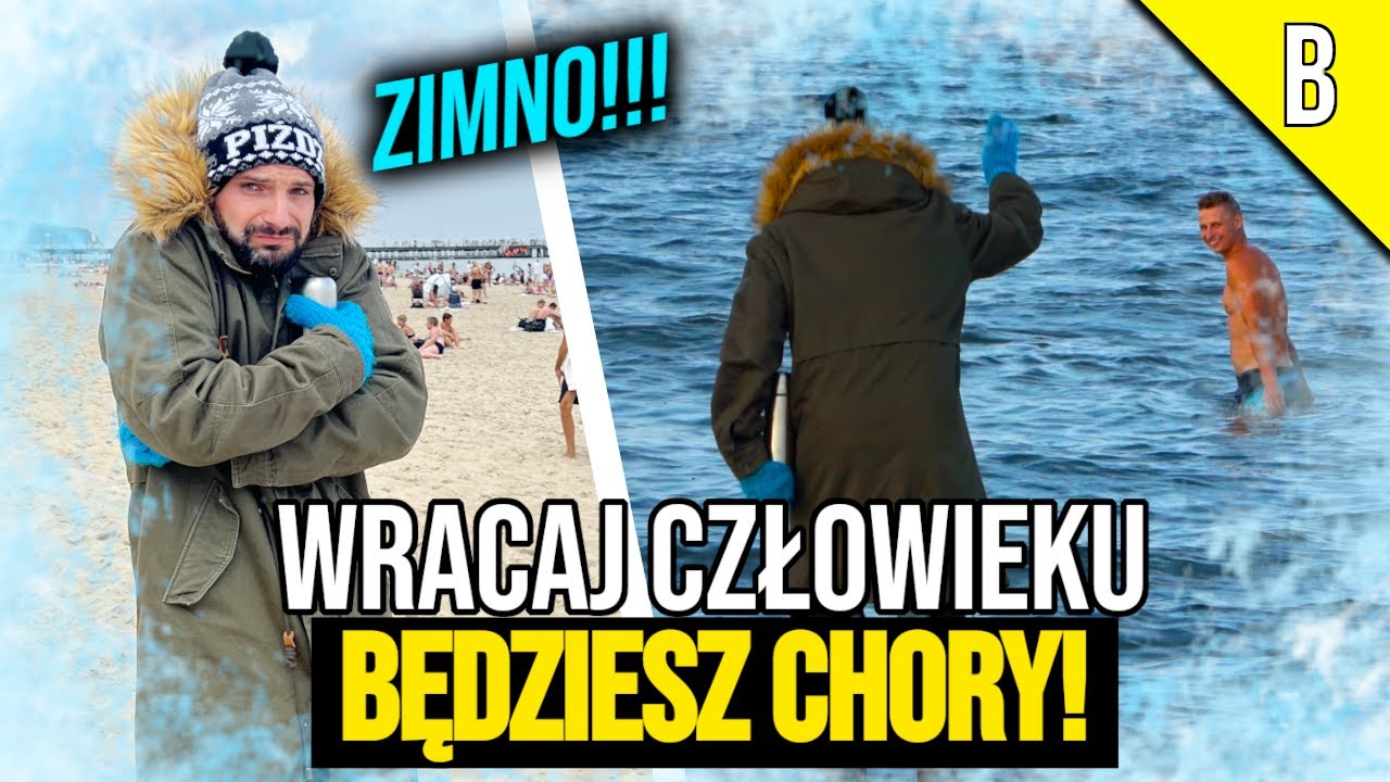 LATEM W ZIMOWYCH CIUCHACH PO PLAŻY