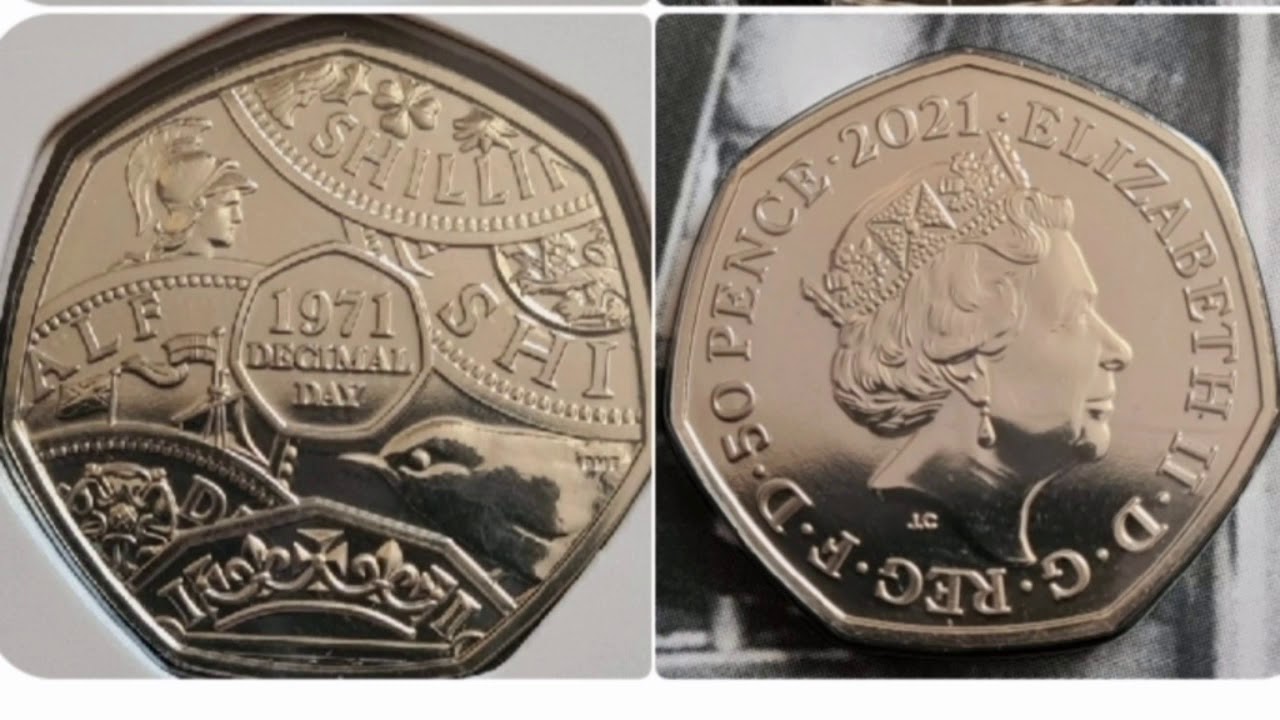 UK 2021 Decimal Day 1971 50p Coin REVIEW