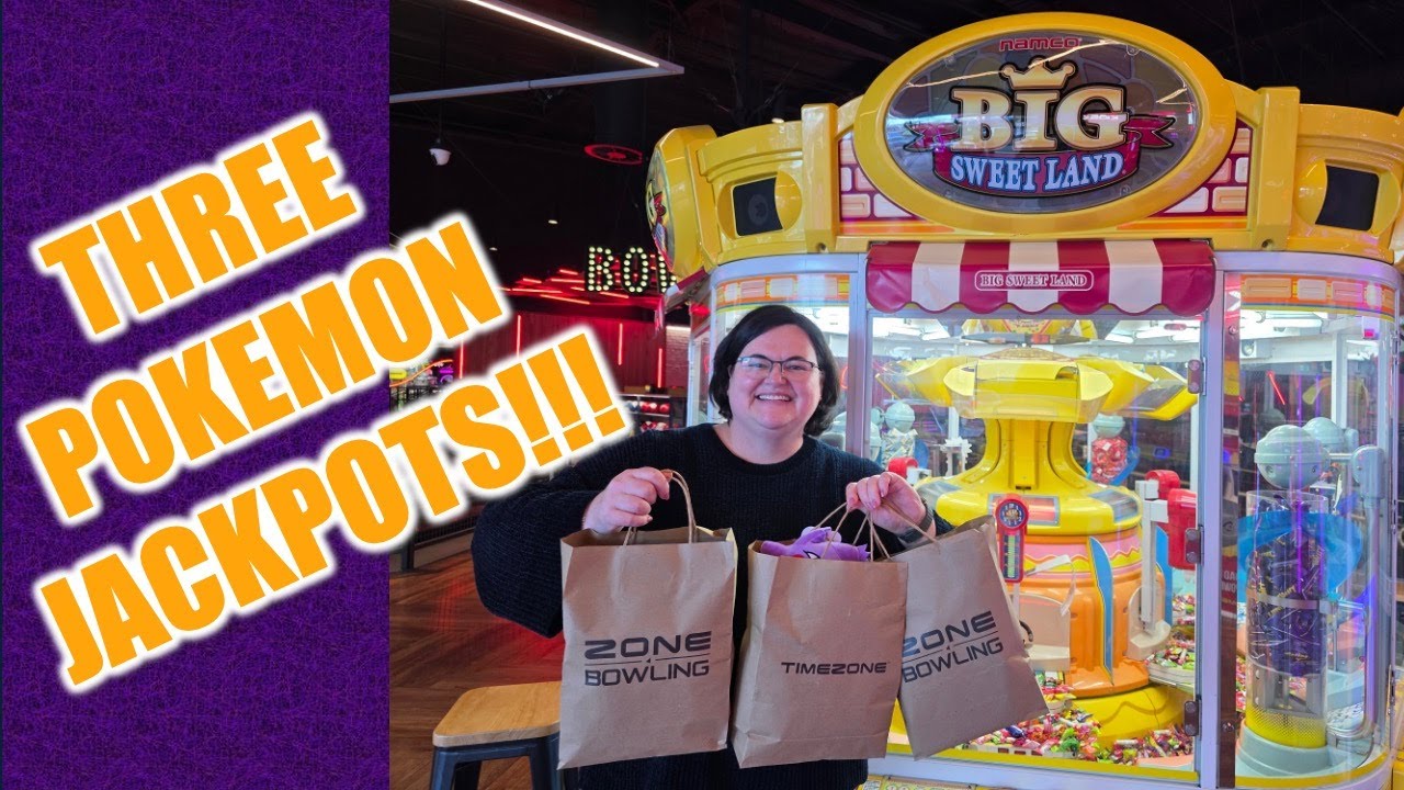 TRIPLE JACKPOT MADNESS! Pokémon Plushies & Candy Galore in Big Sweet Land! 🎉