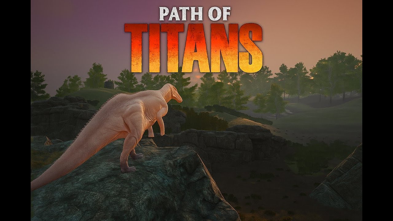 Path of Titans Barsboldia duo vs 5 rexes