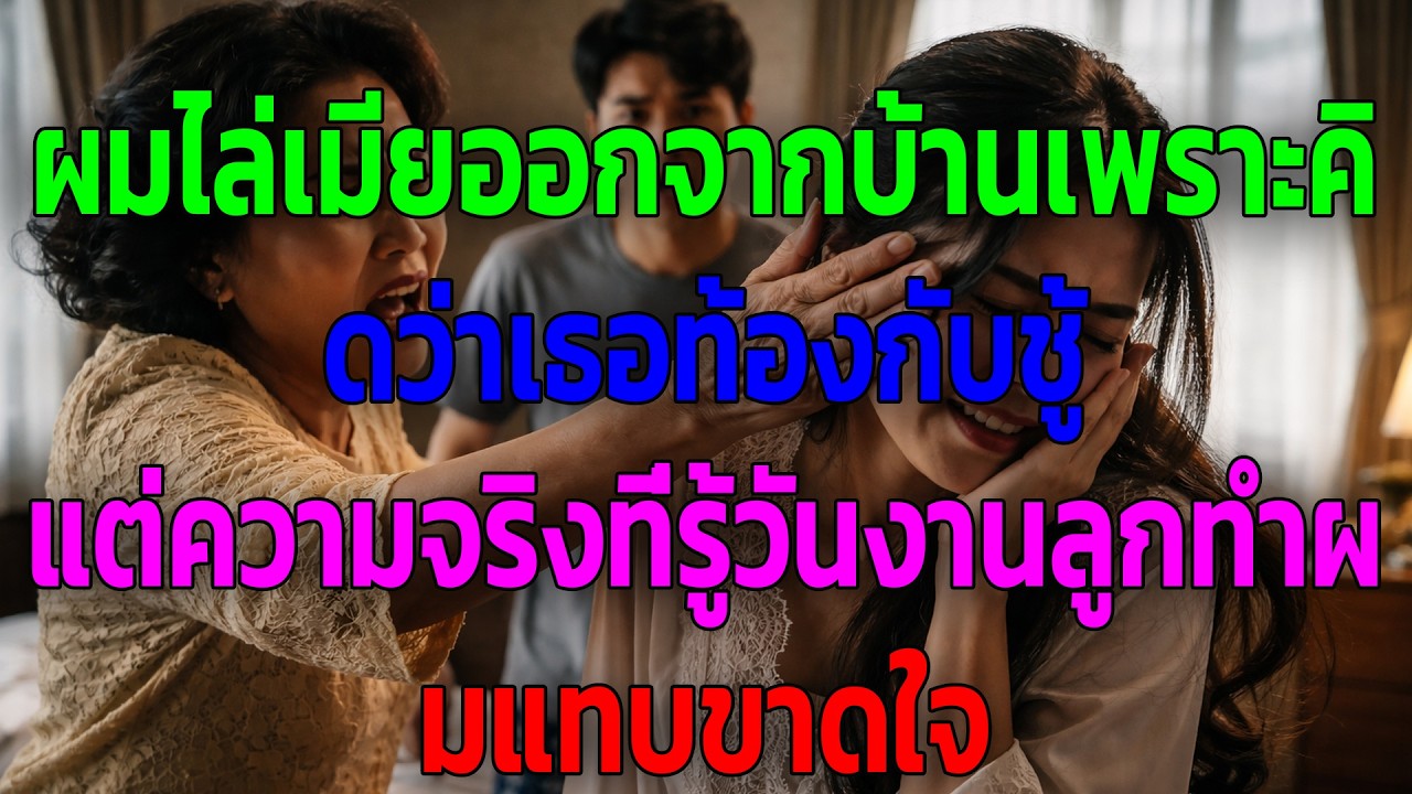 ผมไล่เมียออกจากบ้านเพราะคิดว่าเธอท้องกับชู้ แต่ความจริงที่รู้วันงานลูกทำผมแทบขาดใจ