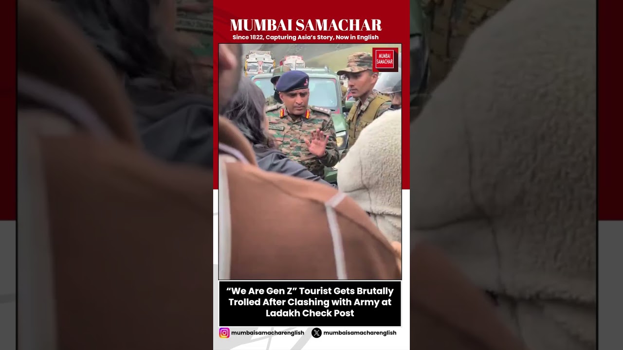 &ldquo;We Are Gen Z&rdquo; Woman Trolled for Fighting Army at Ladakh Check Post | Viral Video