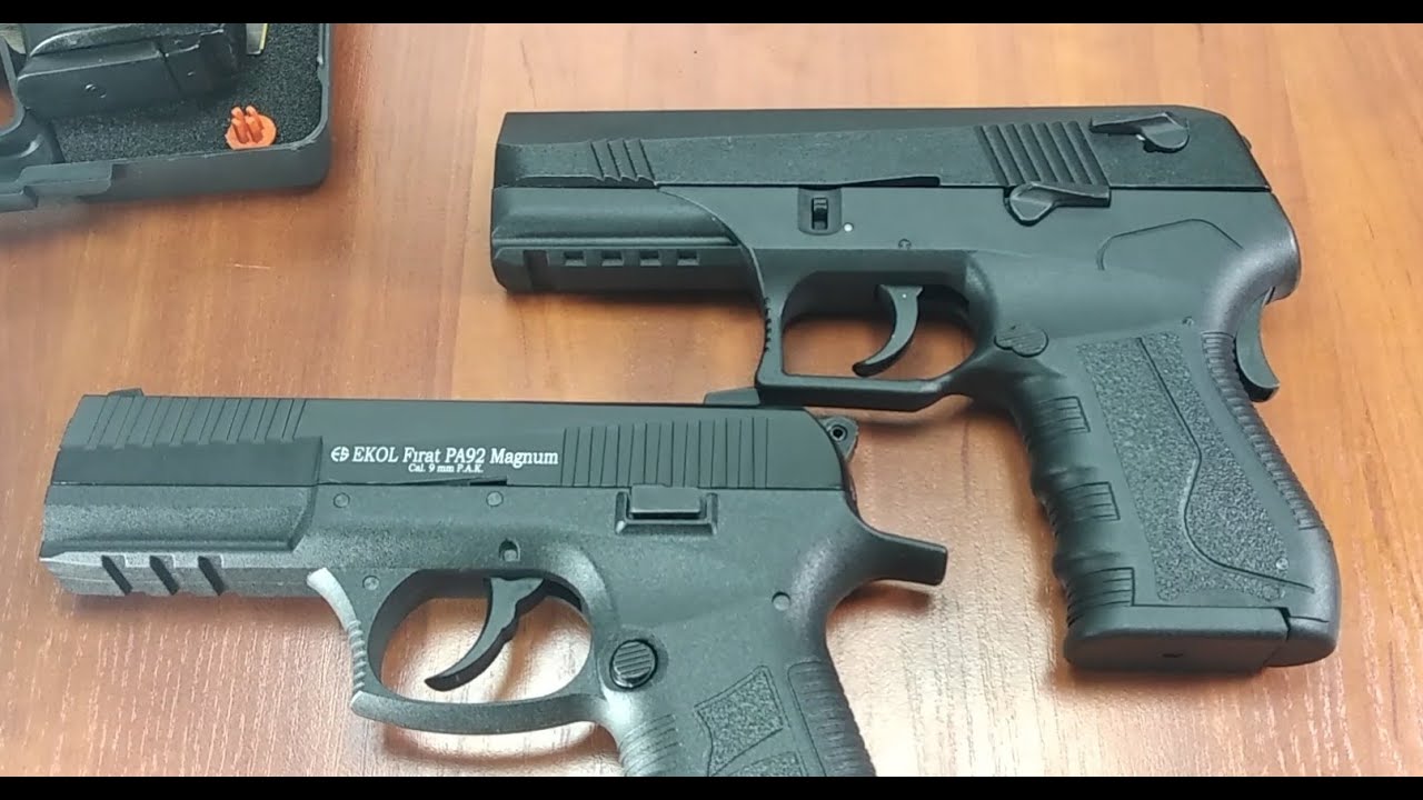 SUR STRM и Ekol Firat PA92 Magnum - сравнение, характеристики, разборка