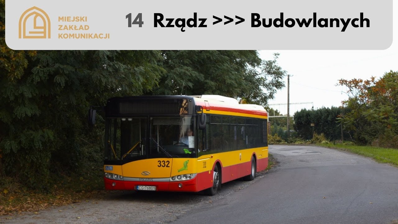 Solaris Urbino III gen. #329 14 Rządz ➡ Budowlanych, MZK Grudziądz.