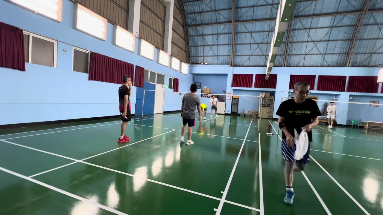 仙草里 羽球男雙Power&老蕭VS 炯賢&Jerry 2026/02/11