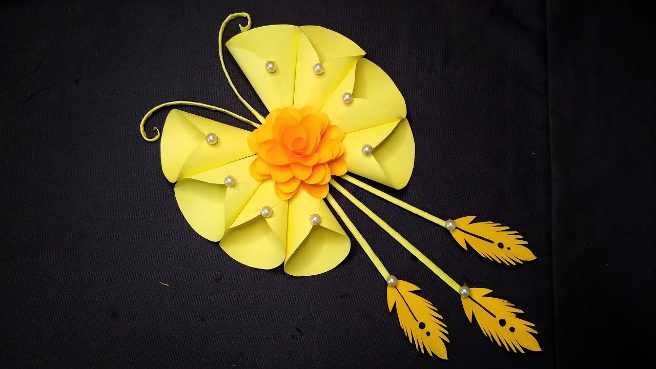 A4 nirmana / How to make butterfly wall hanging with paper /  butterfly wall decoration / nirmana