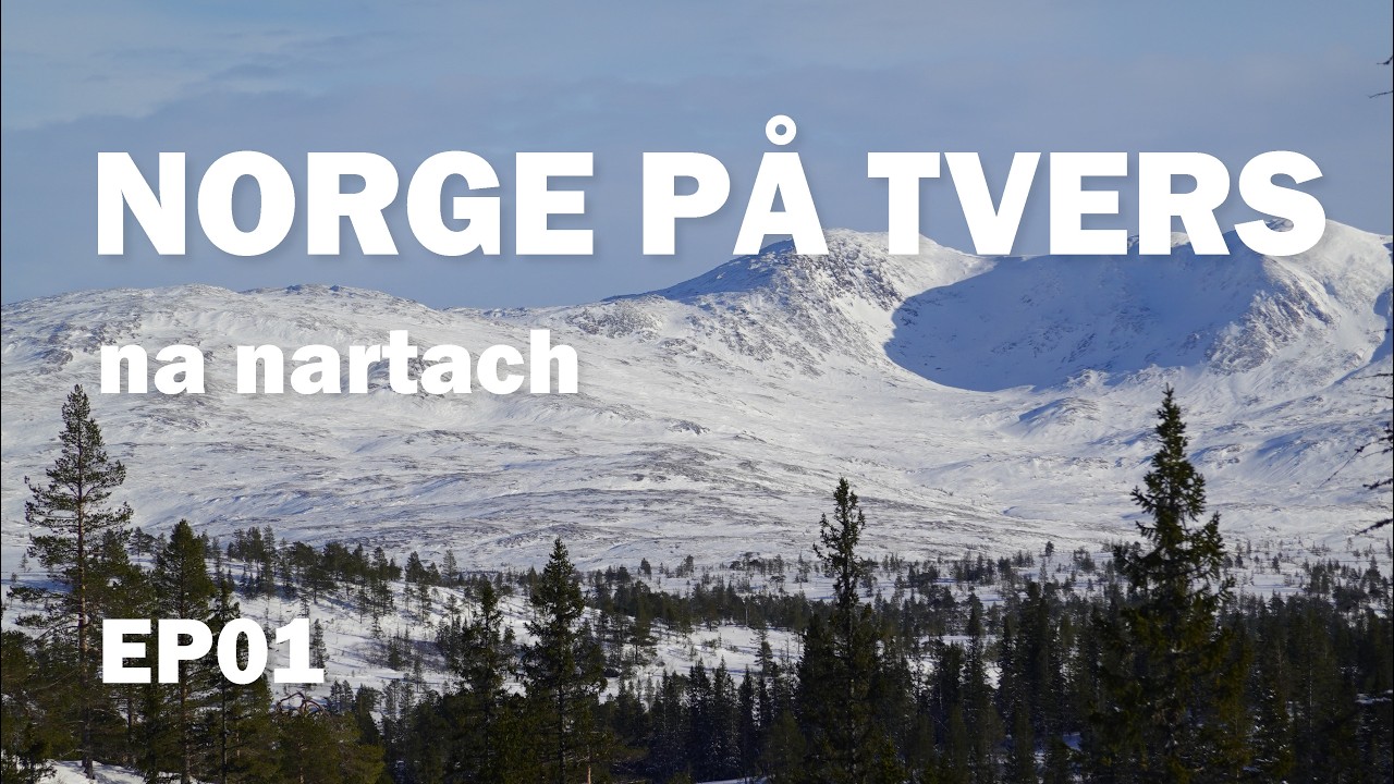 Norge p&aring; tvers EP01 - Norwegia wszerz na nartach || Trudny start w skałach nad fiordem i awaria nart