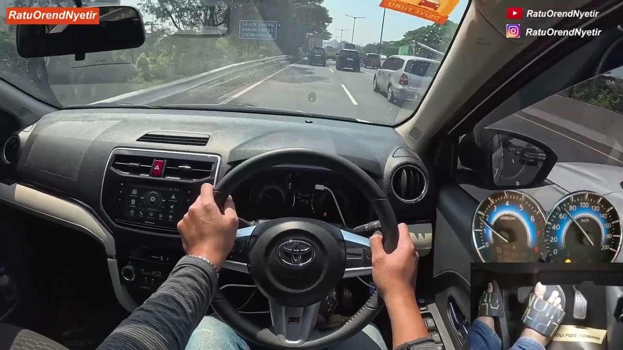 #643 - GEMES! TES RUSH DI JALAN TOL - RUSH GR SPORT A/T - POV DRIVING INDONESIA