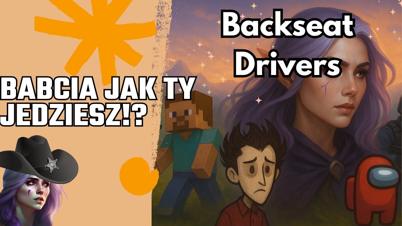 🎮Backseat Drivers PL🚗 Z Simsiakiem! Babcia Jak Ty Jedziesz!?