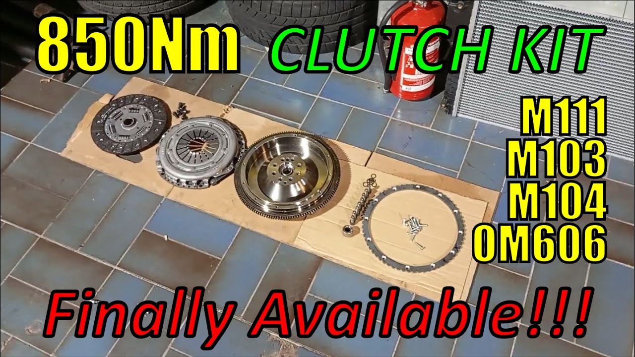 The  850Nm Flywheel and Clutch Kit for your Mercedes W202 C208 W124 W201 Turbo and others
