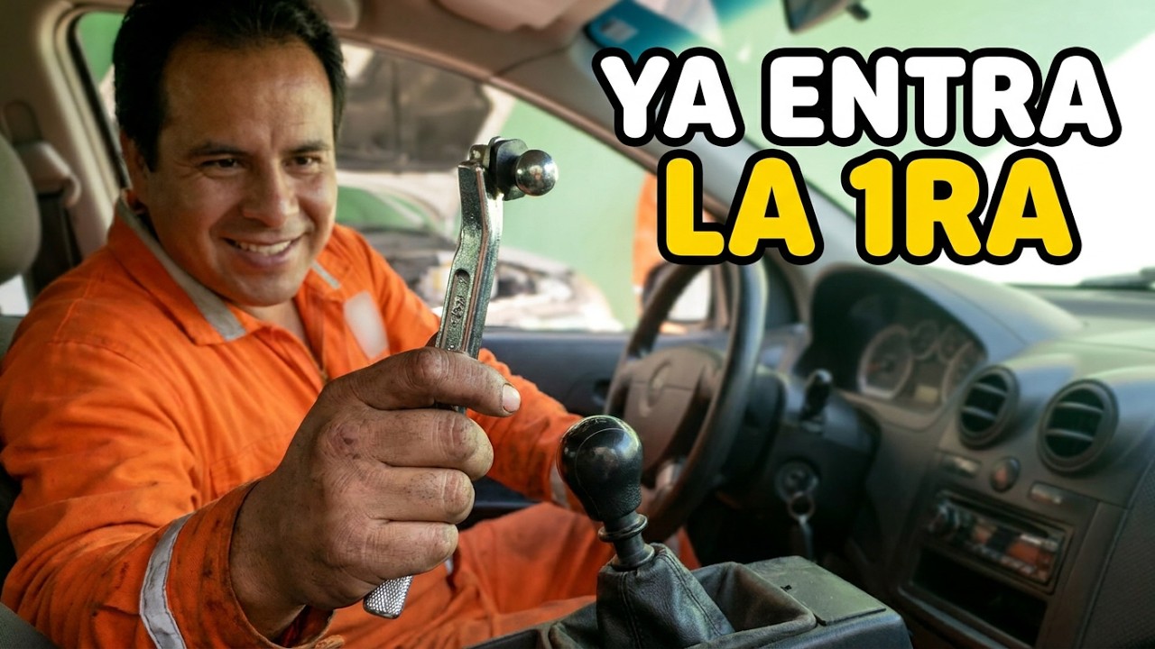 Cambio de maroma palanca de velocidades en Aveo 2009 La primera no entra bujes dañados