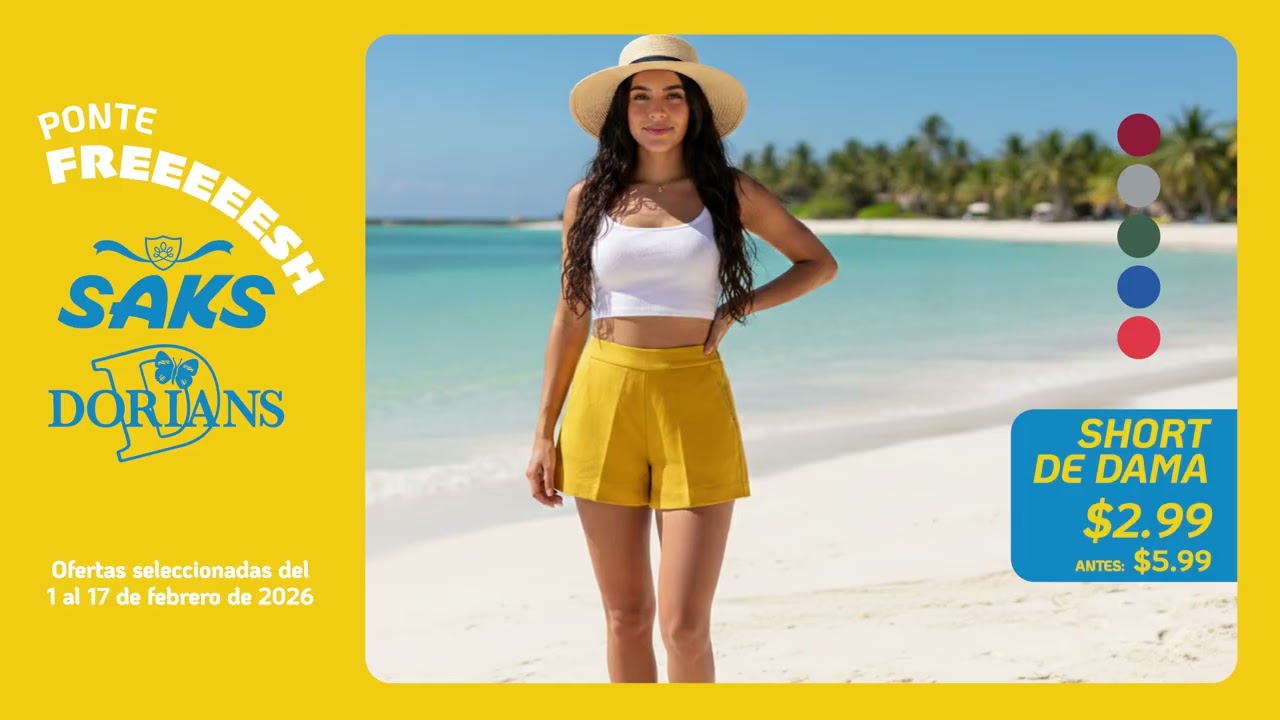Ponte Fresh, con las Ofertas y Novedades del Carnaval de Dorians y Saks
