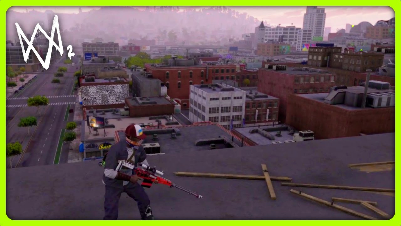 ROOFTOP SNIPER HOLDOFF in Watch Dogs 2!