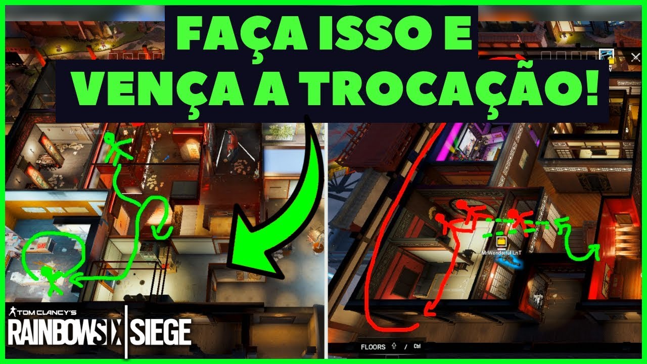 COMO ROTACIONAR E SE MOVIMENTAR PARA CONFUNDIR O ADVERSÁRIO! || RAINBOW SIX SIEGE