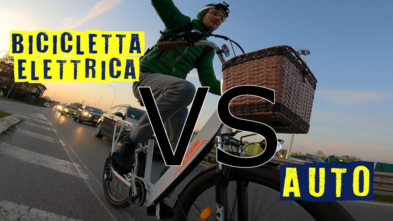 Sfida bicicletta elettrica vs. auto. Con cosa arrivo prima al lavoro?