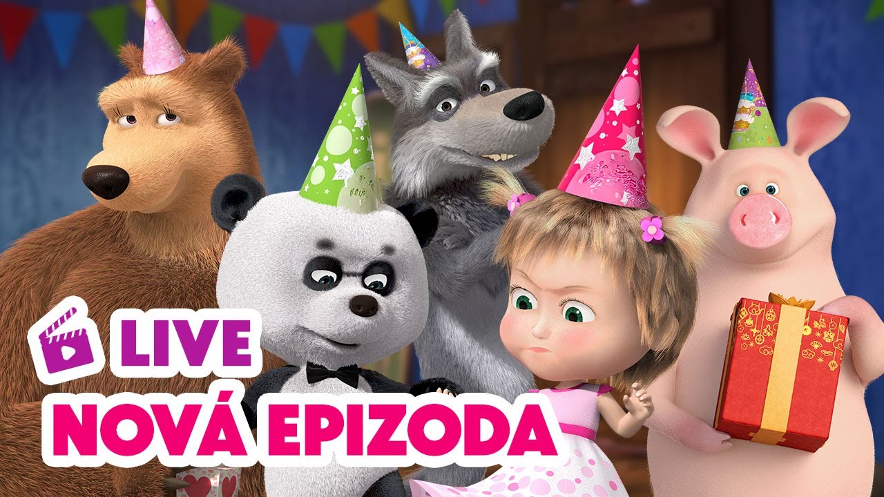 🔴 LIVE! Máša a Medvěd 🐻👧 NOVÁ EPIZODA 💥 Chovejte se slušně 🍰🎁 Masha and the Bear