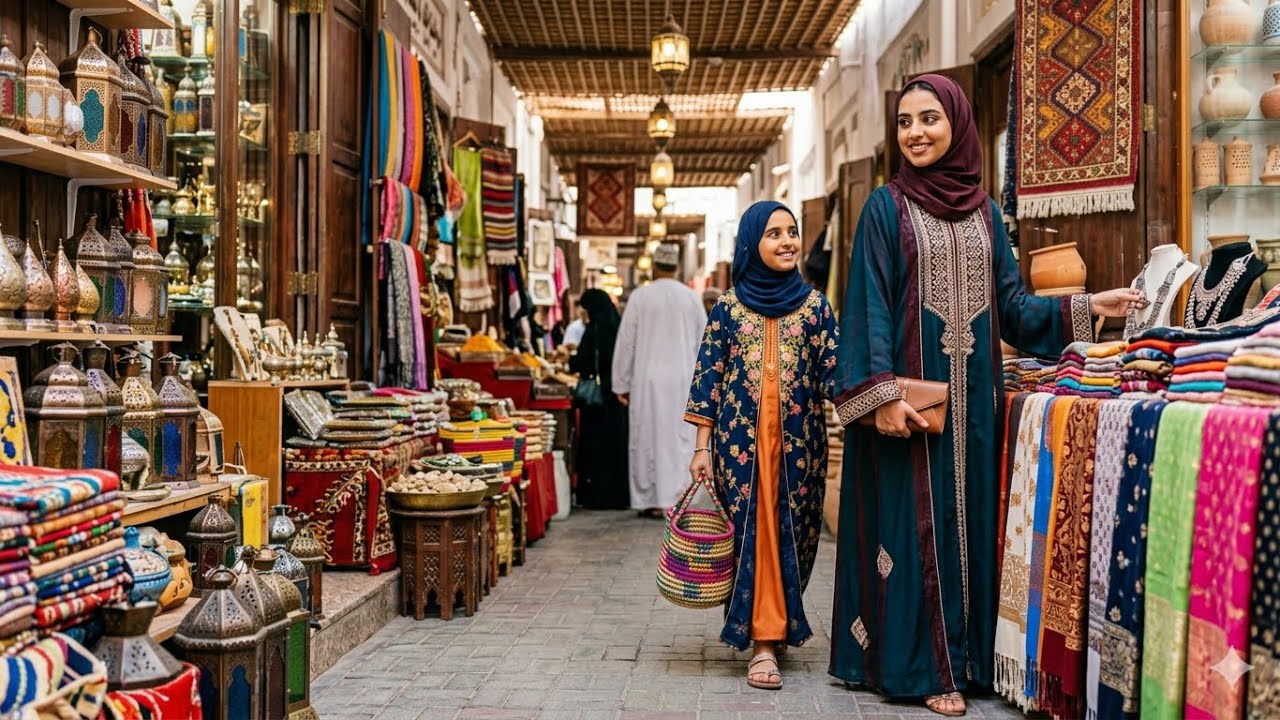 Muttrah Old Souq: A 5-Minute Tour of Muscat Oman's Best Market l Anam_khaan1 