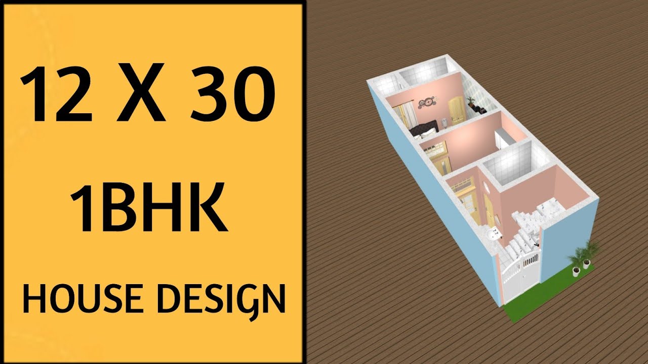 12x30 शहर में सुन्दर सा घर का नक्शा ll 360 Sqft Ghar Ka Naksha ll 12x30 House Design