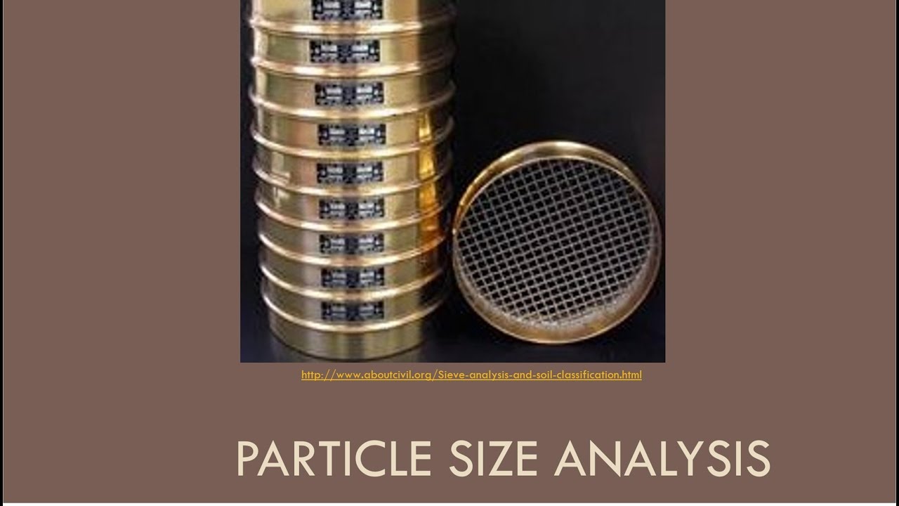 CEEN 341 -  Lecture 2 -  Particle Size Analysis