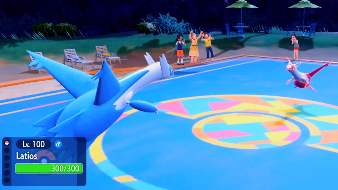 Pok&eacute;mon Scarlet & Violet: Latias Vs Latios + Shiny 