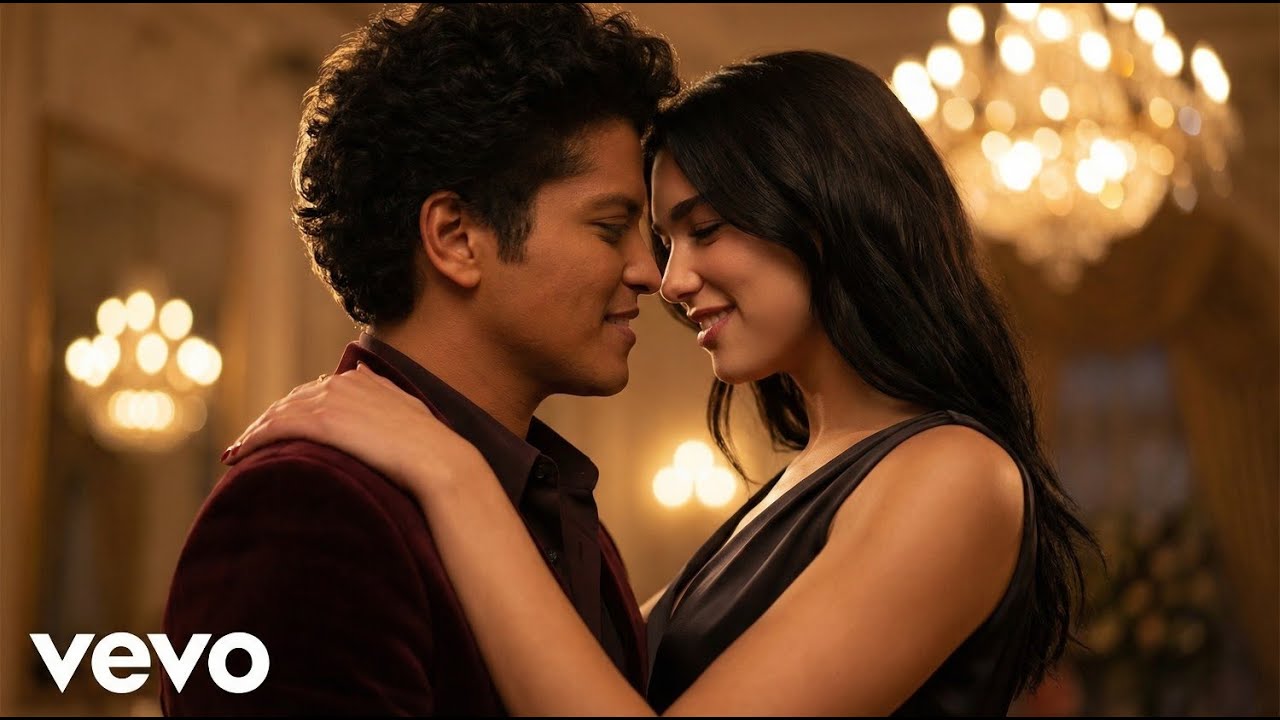 Bruno Mars ft Dua Lipa – Say My Name on Valentine (original lyrics Video)