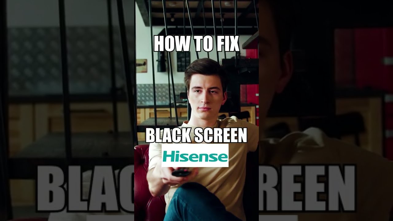 Черный экран на Hisense? Сделай это! 📺 #Shorts