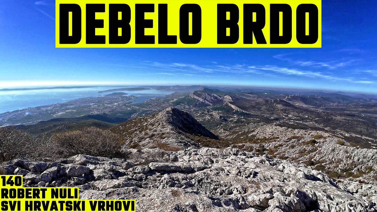 Debelo brdo, Mosor, 1044m - planinarenje [140. VRH iz serijala SVI HRVATSKI VRHOVI] 4K