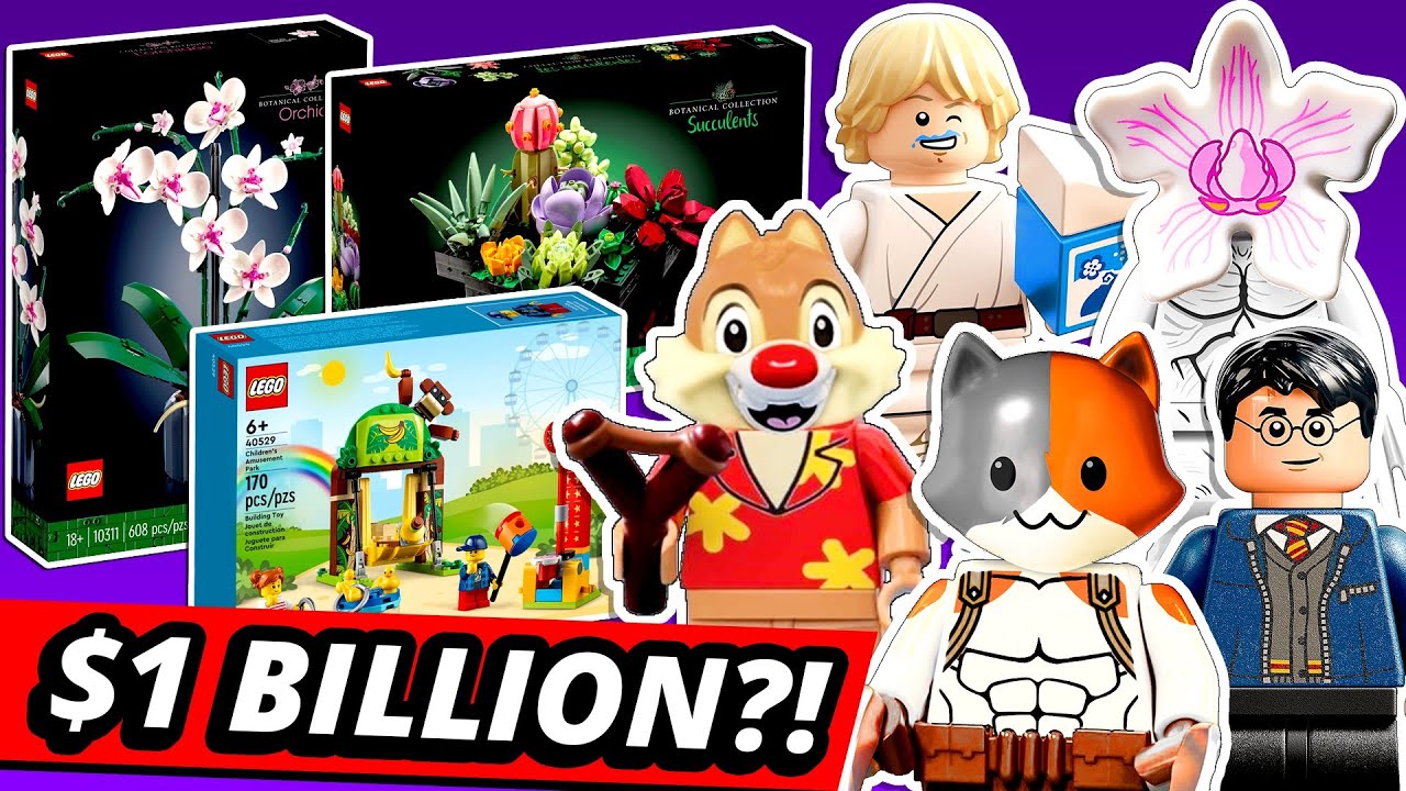 LEGO NEWS! $1B in Fortnite?! D2C Hogwarts Express! May the 4th Luke?! Muppets Mystery?! Orchids!