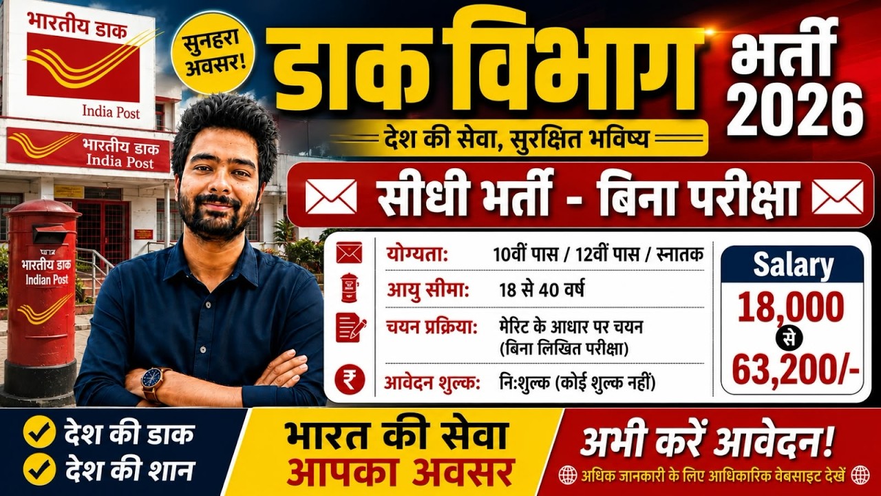GDS Vacancy 2026 | Post Office Vacancy 2026 | India Post GDS Vacancy 2026 | Post Office Recruitment