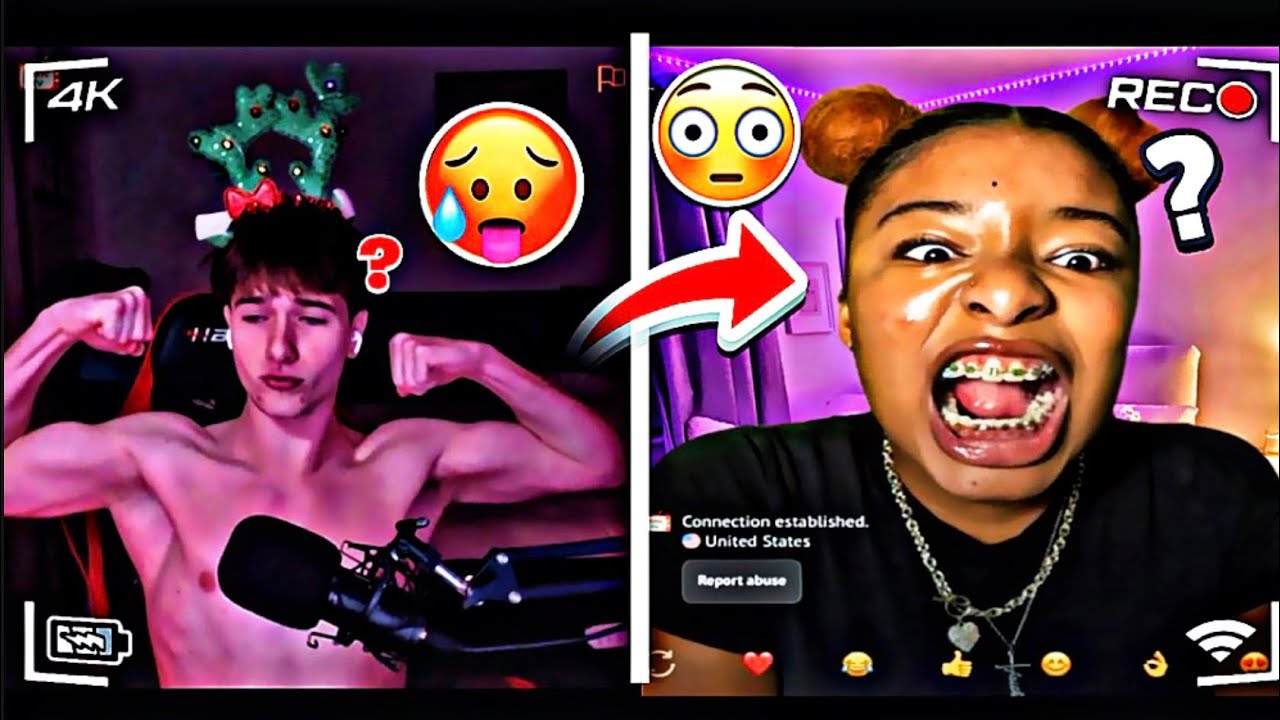 Omegle стал слишком кокетливым… Я не была готова 😳😍!?
