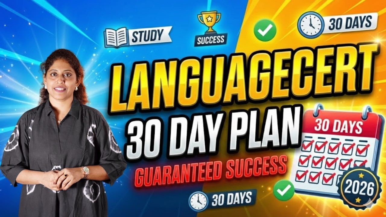How to Prepare for LanguageCert in 30 Days | Complete Study Strategy 2026 | Jincy - Gems Abroad