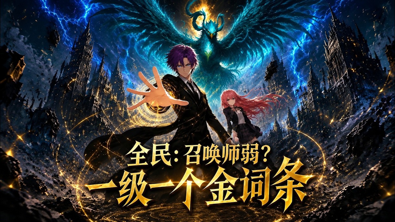 【AI漫剧全集】被弃召唤师自带神话词条，青鸾幼鸟逆天秒杀惊呆全场！《全民：召唤师弱？一级一个金词条》（61）#AI短剧#漫剧#家庭#伦理#KK爱看