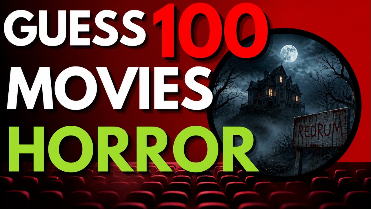 Guess The Horror Movie from a 3-Second Scene | 100 Scenes Movie Quiz